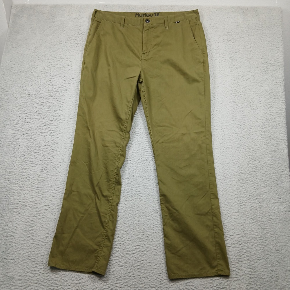 Hurley Olive Chino Pants for Men - Picture 2 of 12